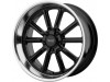 American Racing Vintage VN507 RODDER Gloss Black Diamond Cut Lip Wheel (17