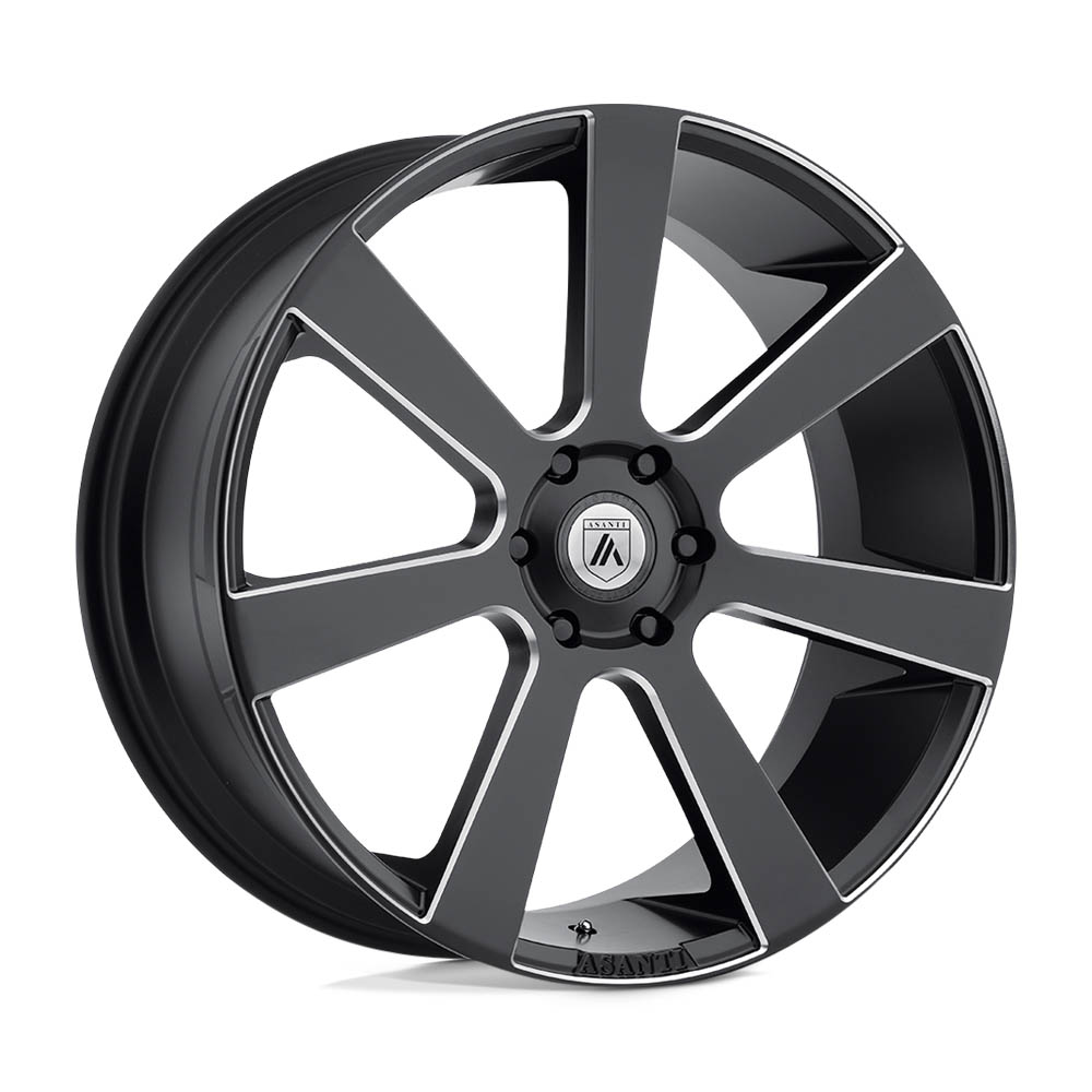 Asanti Black ABL15 APOLLO Satin Black Milled Wheel (24" x 9", +35 Offset, 6X135 Bolt Pattern, 87.1 mm Hub) vzn118348