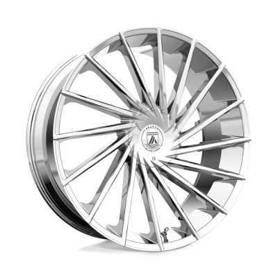 Asanti Black ABL18 MATAR Chrome Wheel (28" x 10", +30 Offset, BLANKX0 Bolt Pattern, 72.6 mm Hub) vzn118349