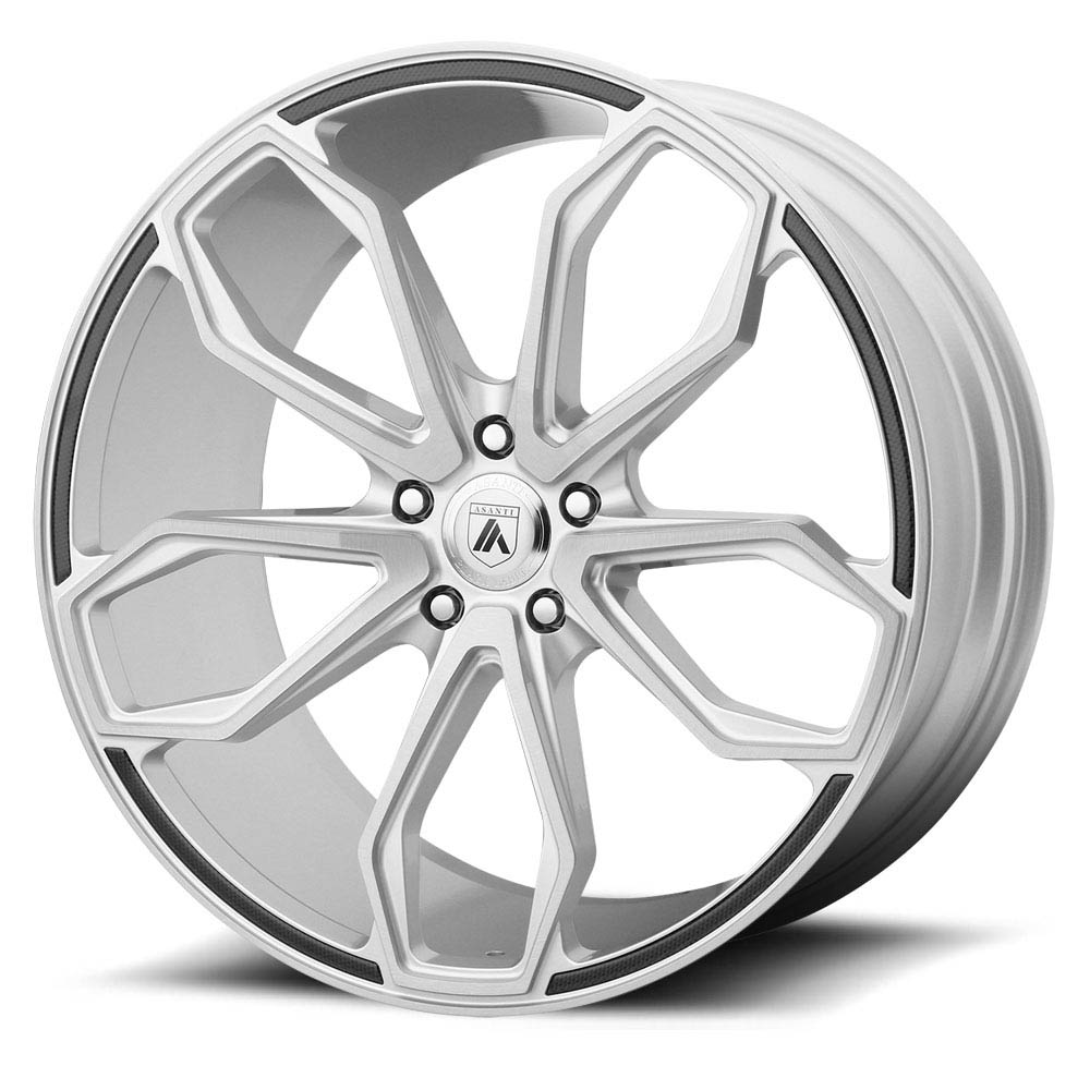 Asanti Black ABL-19 ATHENA Brushed Silver Wheel (20