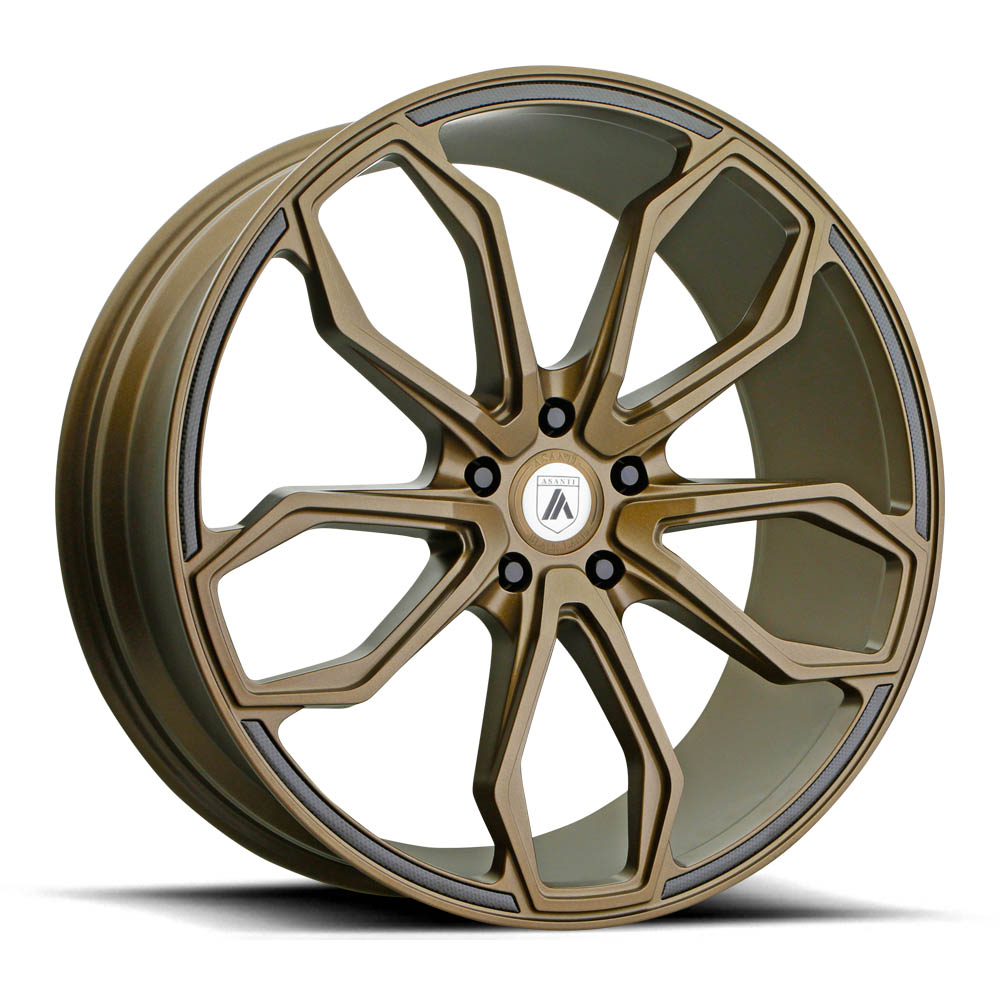 Asanti Black ABL19 ATHENA Satin Bronze Wheel (22" x 10.5", +25 Offset, 5X115 Bolt Pattern, 72.6 mm Hub) vzn118351