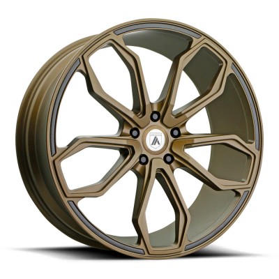 Asanti Black ABL19 ATHENA Satin Bronze Wheel (22" x 10.5", +25 Offset, 5X115 Bolt Pattern, 72.6 mm Hub) vzn118351