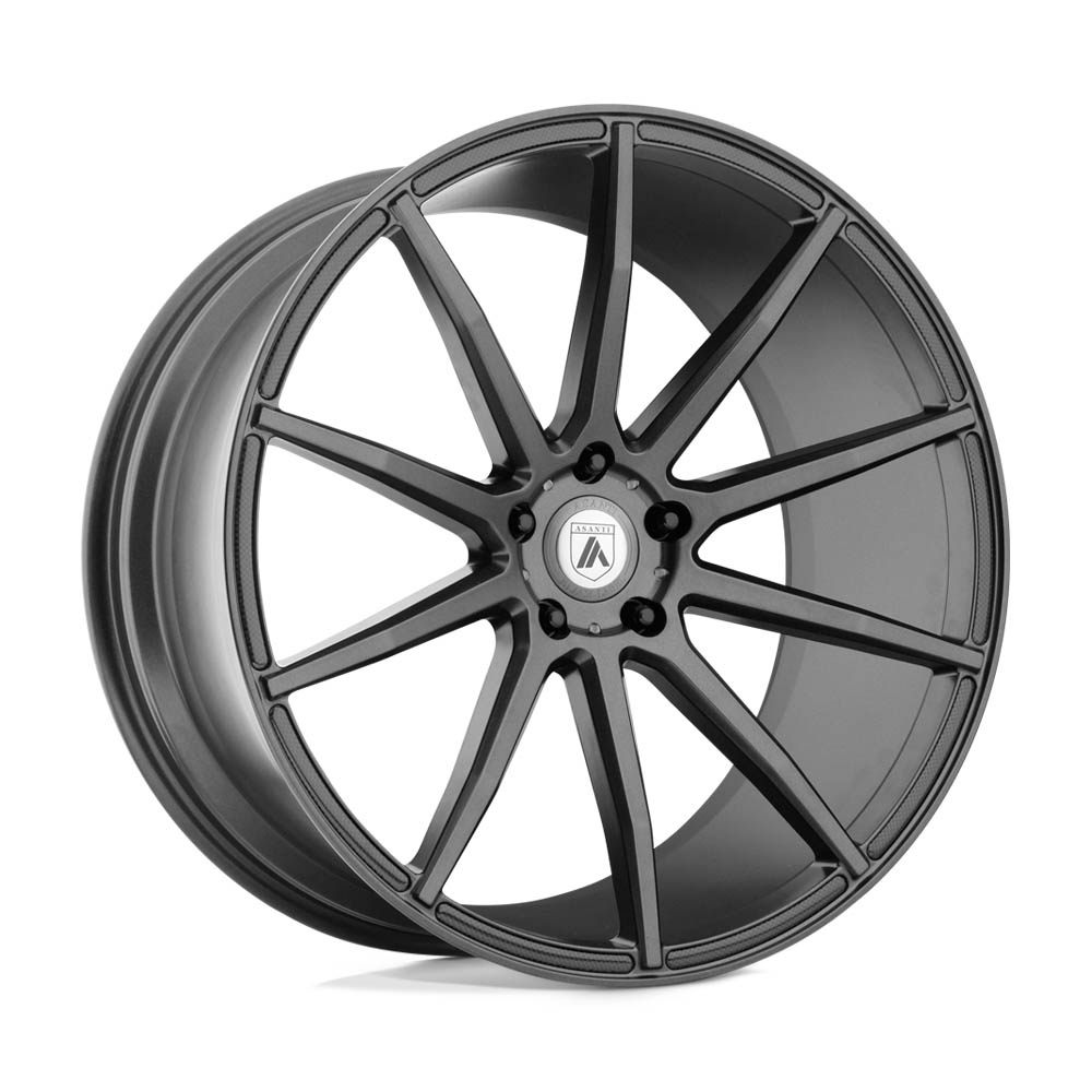 Asanti Black ABL20 ARIES Matte Graphite Wheel (20" x 10", +40 Offset, 5X114.3 Bolt Pattern, 72.6 mm Hub) vzn118352