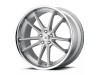 Asanti Black ABL-23 SIGMA Brushed Silver Chrome Lip Wheel (22" x 9", +32 Offset, 5x120 Bolt Pattern, 74.1mm Hub) vzn119642