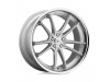 Asanti Black ABL23 SIGMA Brushed Silver W/ Chrome Lip Wheel (20" x 10.5", +38 Offset, 5X120 Bolt Pattern, 74.1 mm Hub) vzn118387