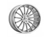 Asanti Black ABL24 BETA Brushed Silver W/ Chrome Lip Wheel (20" x 10.5", +38 Offset, 5X120 Bolt Pattern, 74.1 mm Hub) vzn118400