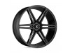 Asanti Black ABL25 ALPHA 6 Gloss Black Milled Wheel (20" x 9", +30 Offset, 6X135 Bolt Pattern, 87.1 mm Hub) vzn118406