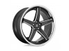 Asanti Black ABL31 REGAL Gloss Black Milled W/ Chrome Lip Wheel (22" x 9", +32 Offset, 5X114.3 Bolt Pattern, 72.6 mm Hub) vzn118458