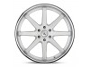 Asanti Black ABL-32 KAISER Brushed Silver Chrome Lip Wheel (20" x 9", +30 Offset, 6x139.7 Bolt Pattern, 100.3mm Hub) vzn119673