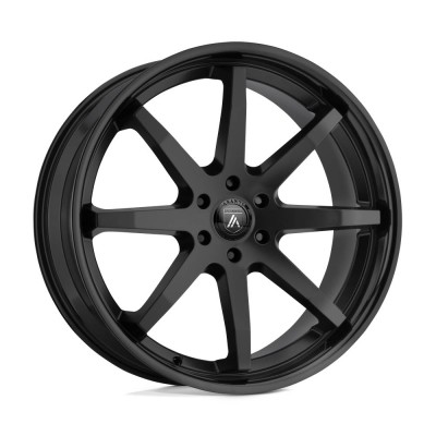 Asanti Black ABL32 KAISER Satin Black W/ Gloss Black Lip Wheel 22" x 9.5" | Chevrolet Silverado 1500 2019-2022