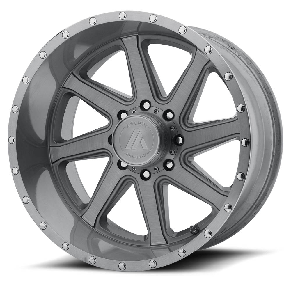 Asanti Off Road AB814 WINDMILL Titanium-Brushed Wheel (22