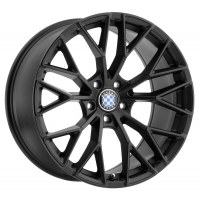 Beyern Antler Double Black Matte Black With Gloss Black Face Wheel (20