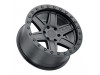 Black Rhino Attica Matte Black With Black Ring Wheel (17