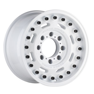 Black Rhino Axle Gloss White Wheel (17