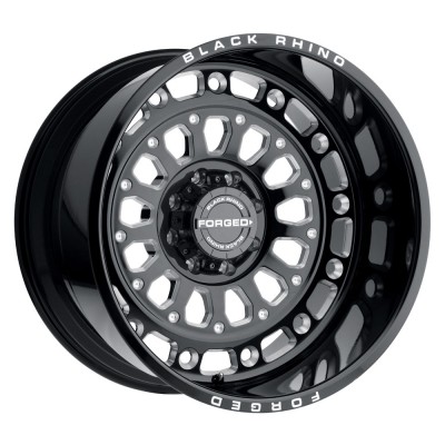 Black Rhino Centurion Gloss Black With Milled Spokes Wheel (22