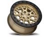 Black Rhino Gravel Beadlock Gold With Black Ring And Bolts Wheel (15