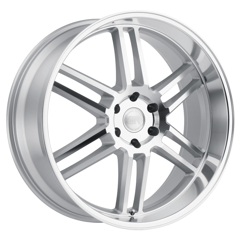 Black Rhino Katavi Silver With Mirror Cut Face Wheel (22