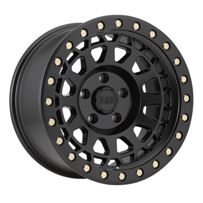 Black Rhino Primm Matte Black With Brass Bolts Wheel (17