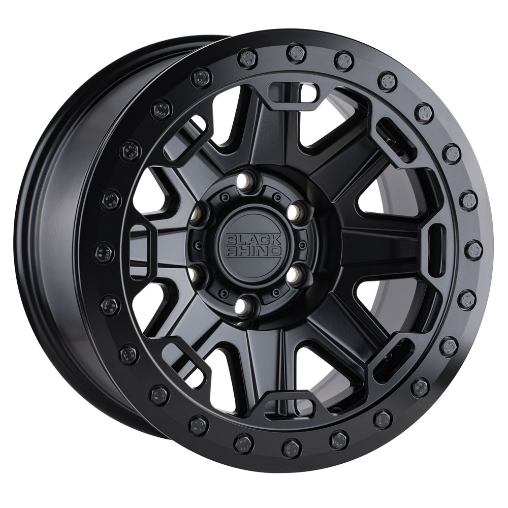 Black Rhino Rift Beadlock Matte Black Wheel (17