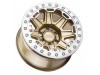 Black Rhino Rift Beadlock Matte Gold With Machined Ring Wheel (17