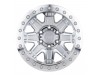 Black Rhino Rift Beadlock Silver With Mirror Face And Machined Ring Wheel 17" x 8.5" | Ford F-150 2021-2023