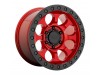 Black Rhino Riot Candy Red With Black Ring And Bolts Wheel (17