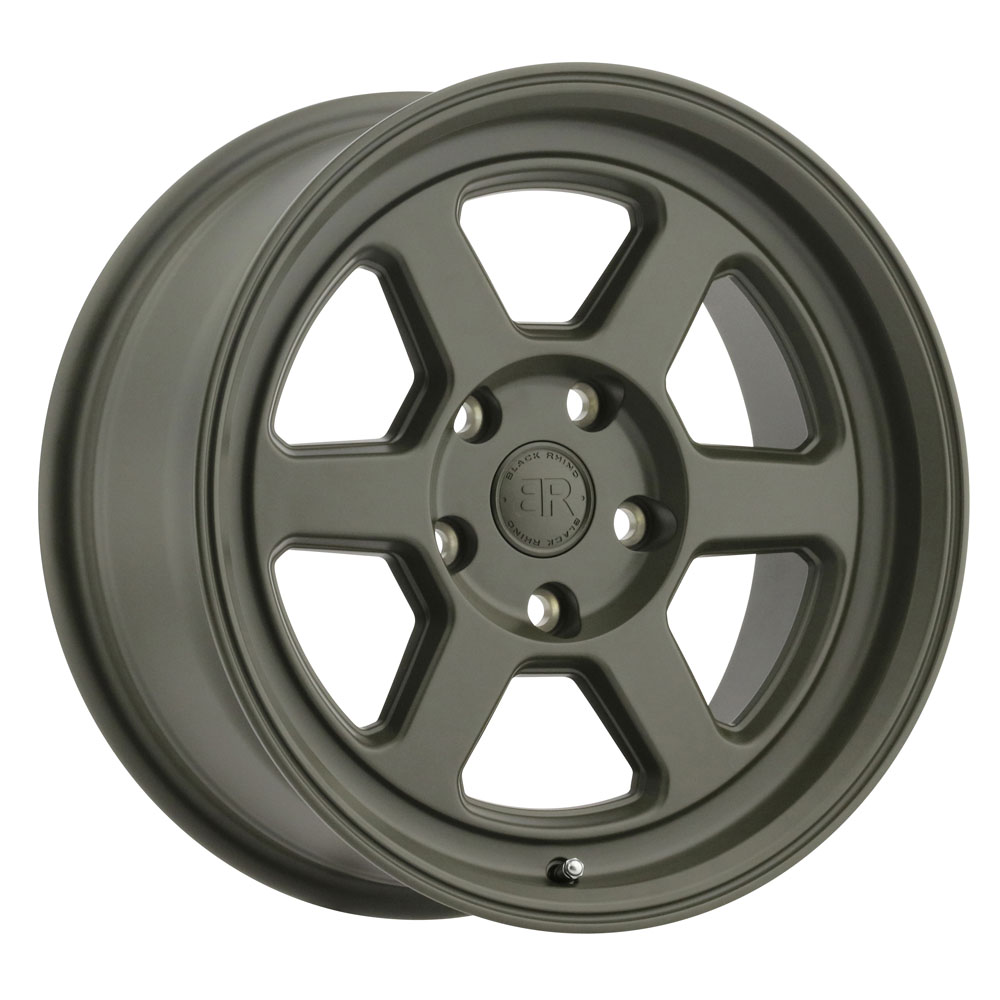 Black Rhino Rumble Olive Drab Green Wheel (15