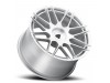 Blaque Diamond BD-F12 Silver with Brush Face Wheel (20" x 10", +0 Offset, Blank Bolt Pattern, 66.60 mm Hub) vzn118084