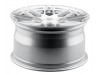 Blaque Diamond BD-F12 Silver with Brush Face Wheel (20" x 9", +15 Offset, Blank Bolt Pattern, 66.60 mm Hub) vzn118085