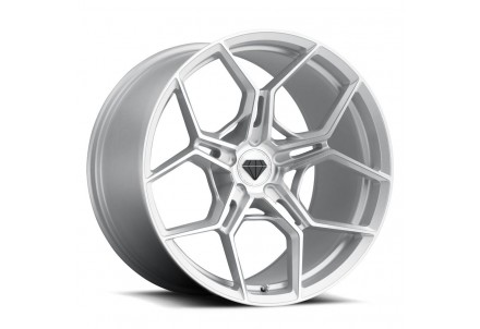 Blaque Diamond BD-F25 Silver with Brush Face Wheel (22" x 9", +15 Offset, Blank Bolt Pattern, 66.60 mm Hub) vzn118143