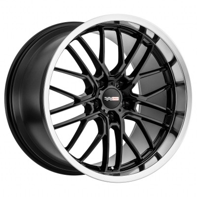 Cray Eagle Gloss Black With Mirror Cut Lip Wheel (19