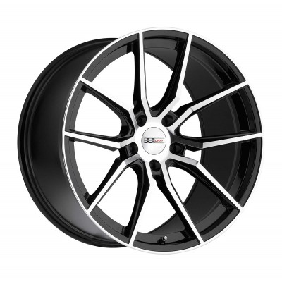 Cray Spider Gloss Black With Mirror Cut Face Wheel (19