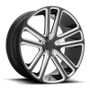 DUB S255 FLEX Gloss Black Milled Wheel (24