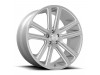 DUB S257 FLEX Gloss Silver Brushed Face Wheel (26