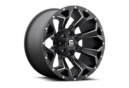 Fuel 1PC D546 Assault Matte Black Milled Wheel 22" x 9.5" | Chevrolet Silverado 1500 2019-2022