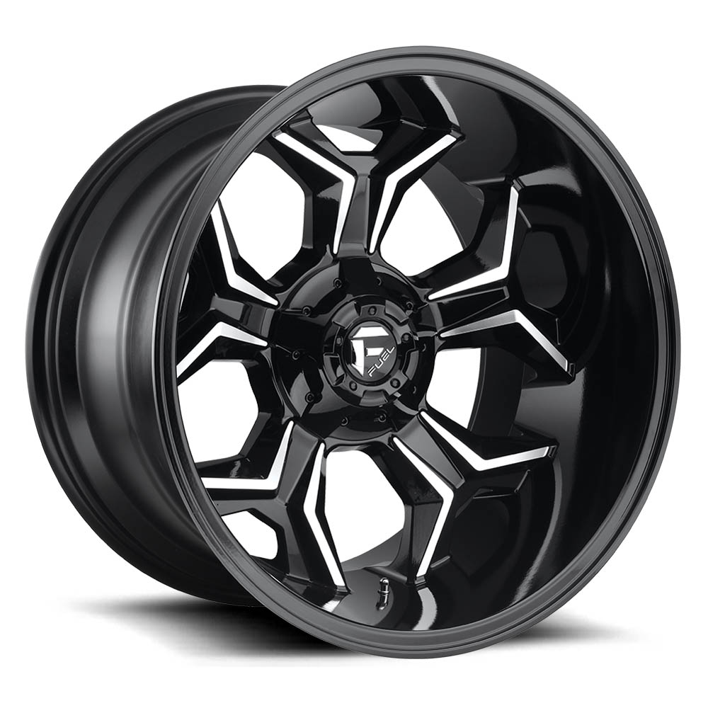 Fuel 1PC D606 Avenger Gloss Black Milled Wheel 20" x 9" | Chevrolet Silverado 1500 2019-2022