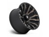 Fuel 1PC D674 Blitz Matte Black Double Dark Tint Wheel (17