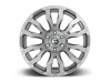 Fuel 1PC D693 Blitz Platinum Brushed Gun Metal Tinted Clear Wheel (22