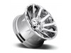 Fuel 1PC D614 Contra Chrome Plated Wheel (22