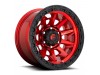 Fuel 1PC D695 Covert Candy Red Black Bead Ring Wheel 20" x 9" | Ford F-150 2021-2023