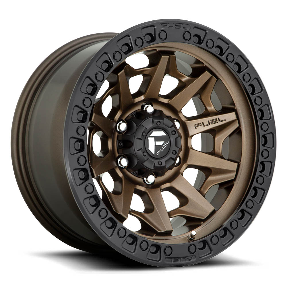 Fuel 1PC D696 Covert Matte Bronze Black Bead Ring Wheel 20" x 9" | Ford F-150 2021-2023