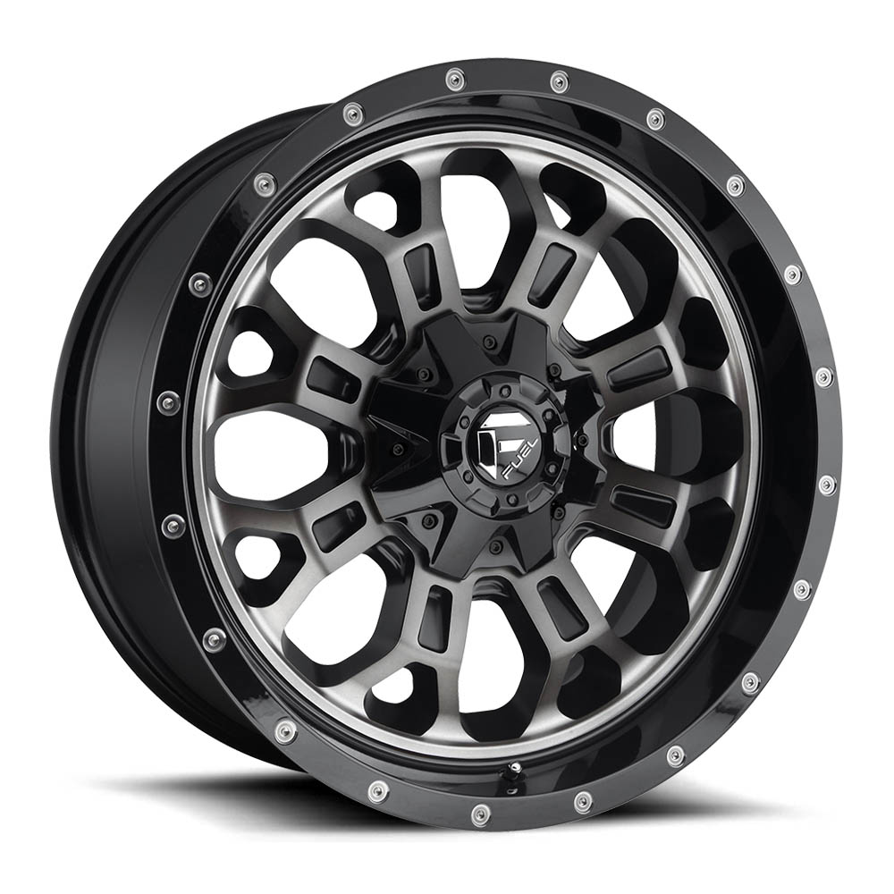 Fuel 1PC D561 Crush Gloss Machined Double Dark Tint Wheel 20" x 9" | Chevrolet Silverado 1500 2019-2022