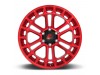 Fuel 1PC D719 HEATER Candy Red Machined Wheel (18