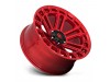 Fuel 1PC D719 HEATER Candy Red Machined Wheel (20