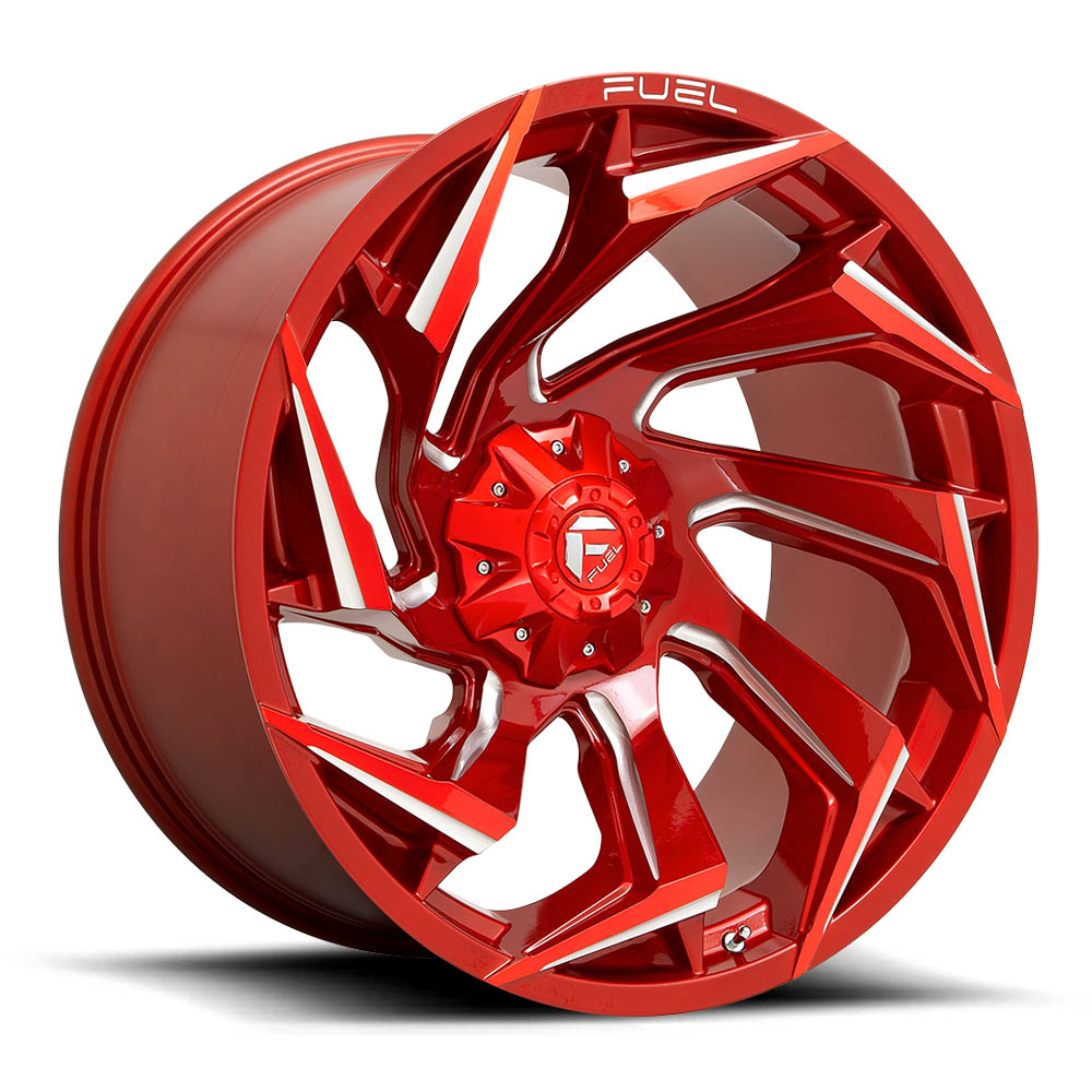 Fuel 1PC D754 REACTION Candy Red Milled Wheel (20