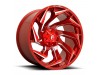 Fuel 1PC D754 REACTION Candy Red Milled Wheel (24