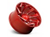 Fuel 1PC D754 REACTION Candy Red Milled Wheel (22