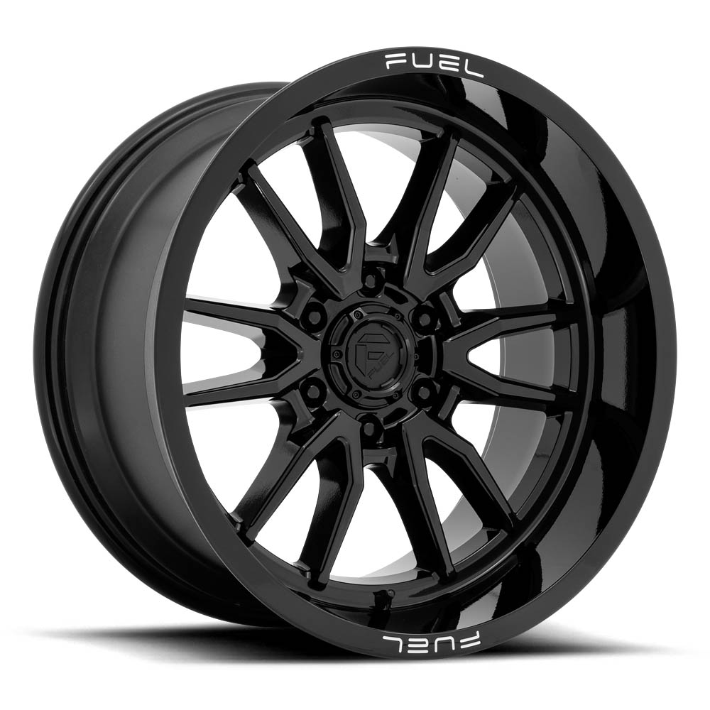 Fuel 1PC D760 CLASH Gloss Black Wheel (24