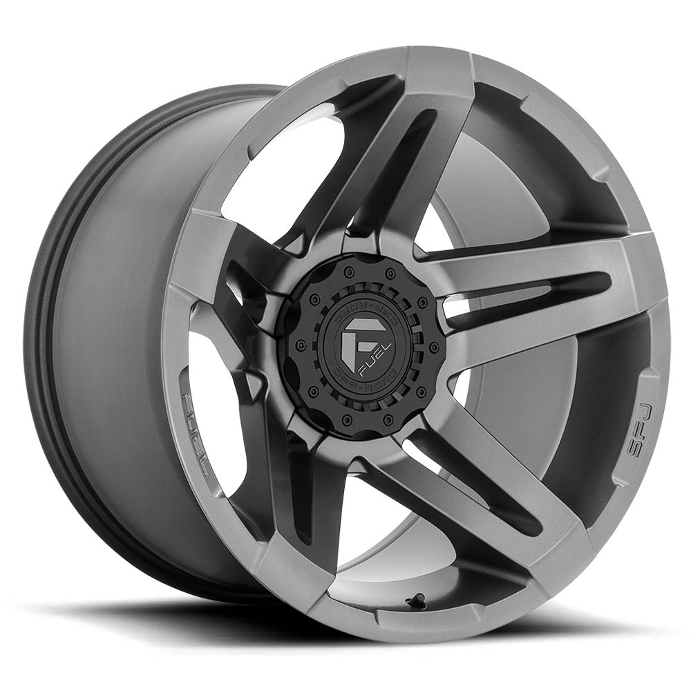 Fuel 1PC D764 SFJ Matte Gun Metal Wheel (20