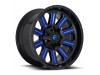 Fuel 1PC D646 Hardline Gloss Black Blue Tinted Clear Wheel (22